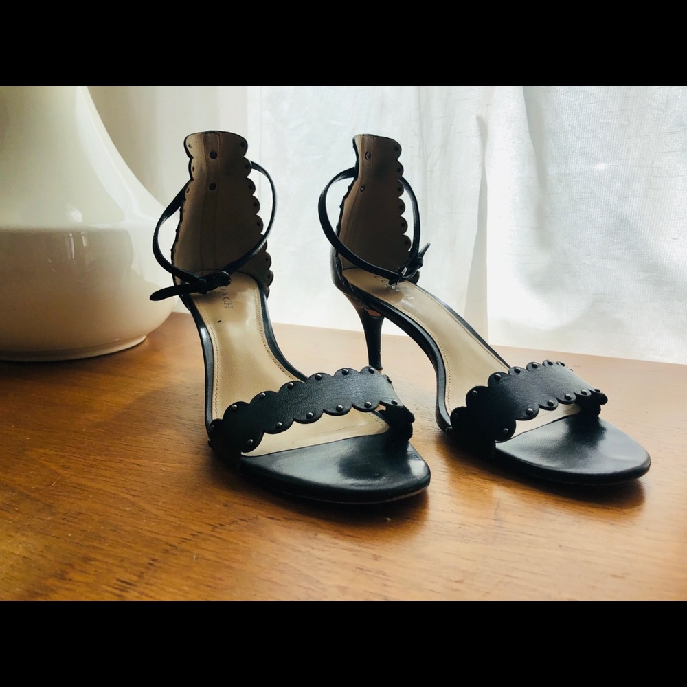 Black Coach Heels